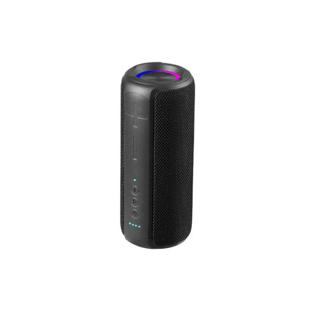 Wave 12W IPX7 LED BT Portable Speaker Amped Series For Smartphones Medium Black - Electronics