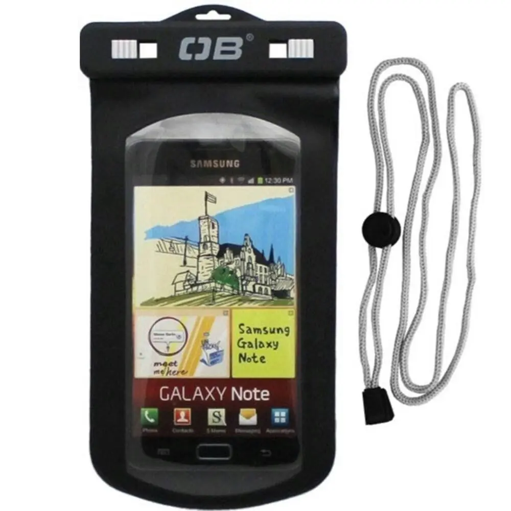 Overboard Large Waterproof Phone Case | Black Submersible - Sports & Outdoor