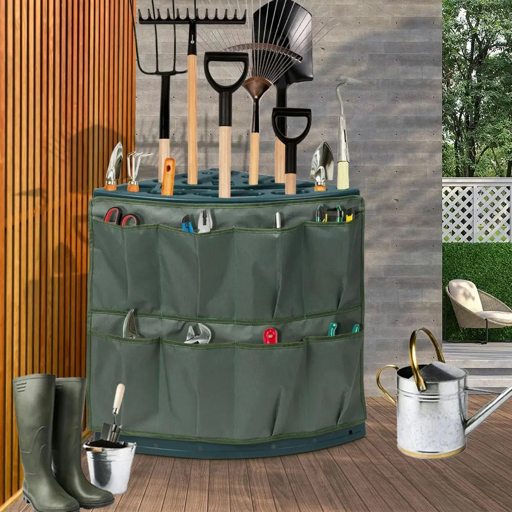 Lambu Garden Tools Rack Shed Storage Long Short Handles Organizer Holder - Hardware