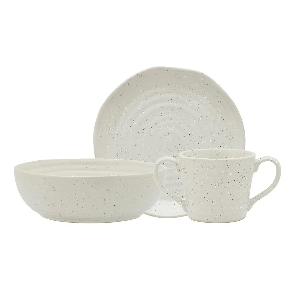 3pc Ecology Ottawa Children's Stoneware Dinner Set Bowl/Plate/Drink Cup Calico - Home & Garden