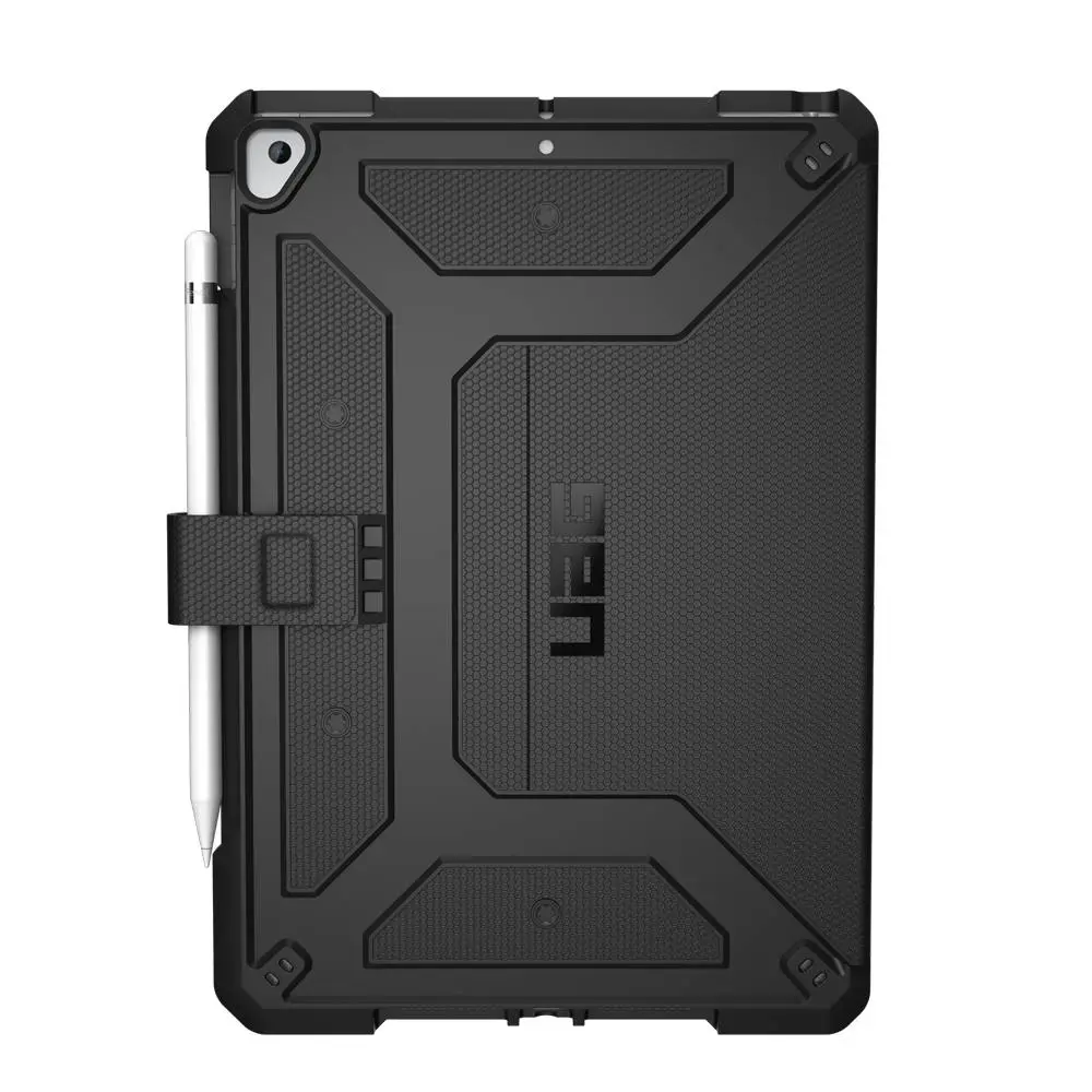 Urban Armour Gear Metropolis Folio Case Protection For Apple iPad 10.2" Black - Electronics