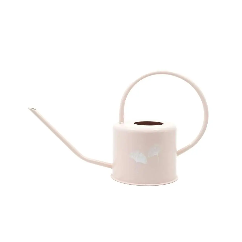 Rayell Ginkgo 36cm Metal Watering Can Home/Garden Decor Indoor/Outdoor Peach - Home & Garden