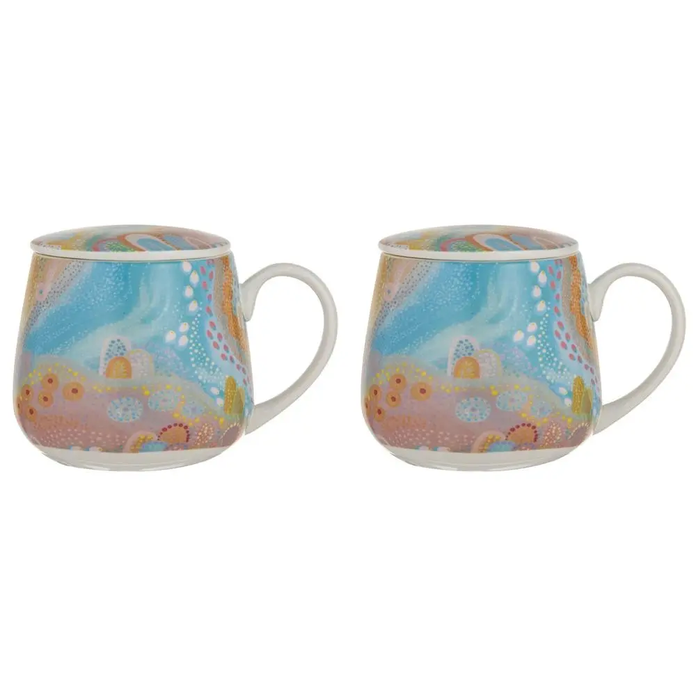 2x 3pc Ashdene Koort Boodja - Heart Country Tea Leaves Mug/Cup Drink Infuser