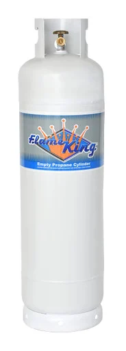 Flame King YSN60LB 60 lb Refillable Steel Propane Cylinder with POL Valve