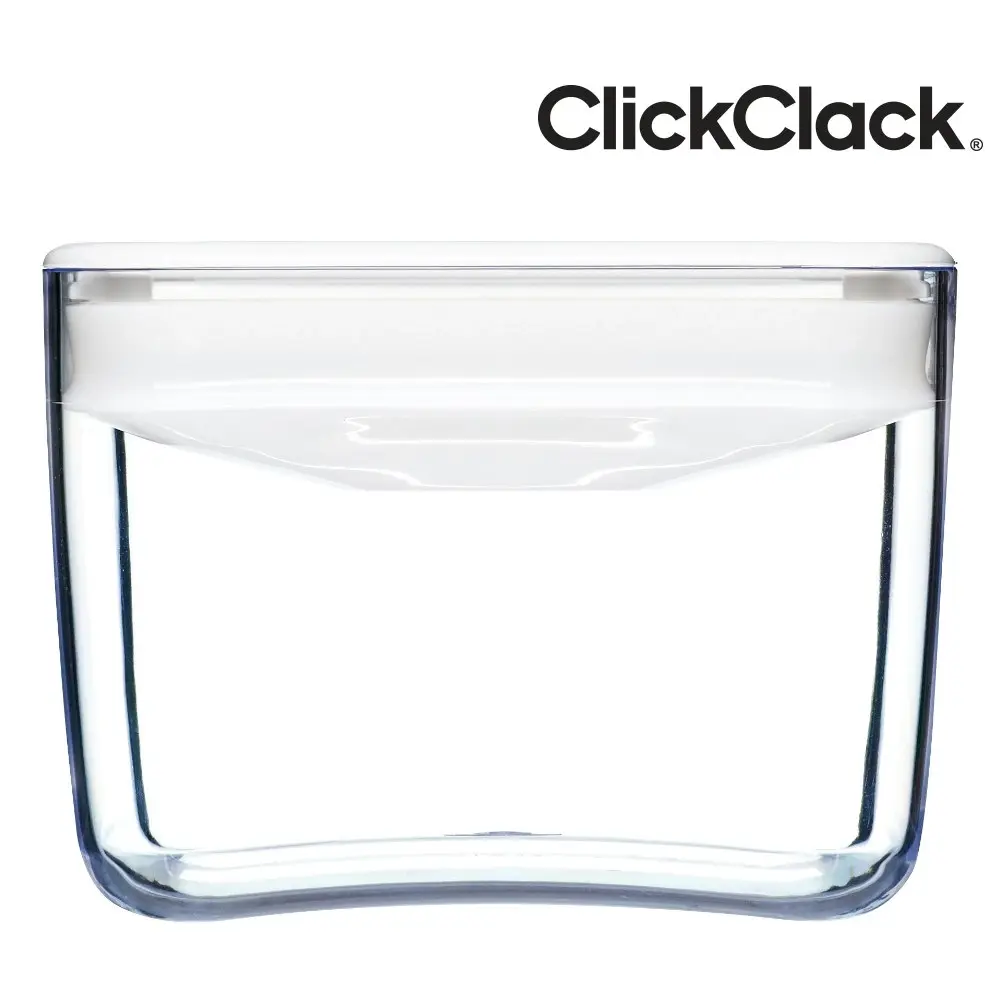 Clickclack 0.9l Pantry Cube Container W/ Lid White 900ml Air Tight - Home & Garden