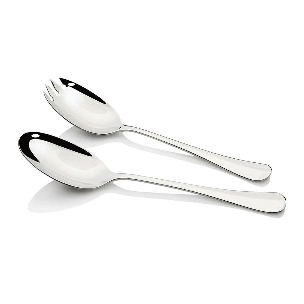 2pc Stanley Rogers Baguette Salad Servers Spoon/Fork Stainless Steel Cutlery - Home & Garden